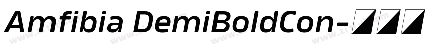 Amfibia DemiBoldCon字体转换